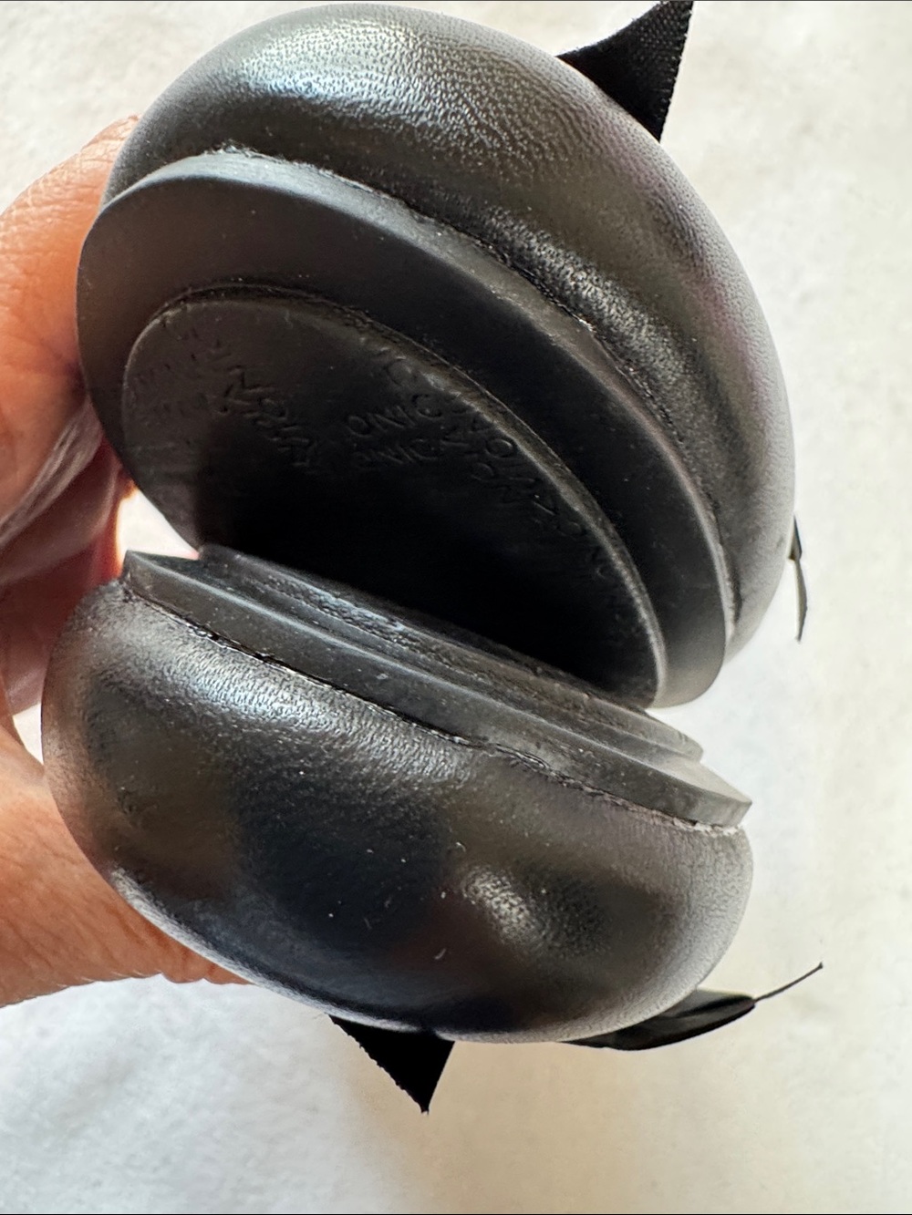 Vionic Black Leather Ballet Flats Bow Comfort Shoes 8.5 - Picture 6 of 7